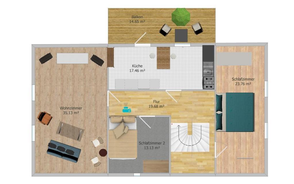 Apartament Wildholz Sachsen Weidenhain Zewnętrze zdjęcie